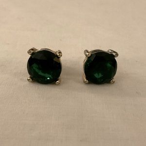 Emerald Green party earrings